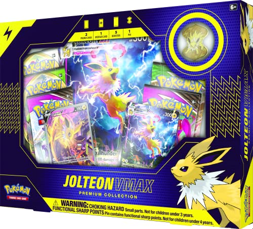 Pokémon | Colección Vaporeon VMAX / Jolteon VMAX /Flareon VMAX Premium (uno al Azar) | Juego de Cartas | A Partir de 6 años | 2 Jugadores | Más de 10 Minutos de Juego