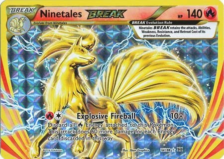 Pokemon Ninetales Break - 16/108 - Break Rare XY: Evoluciones Singles