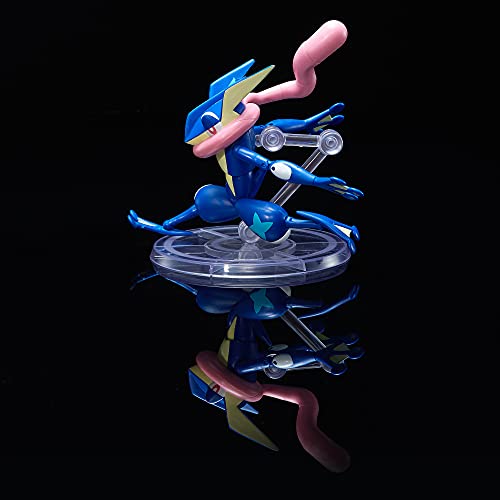 Pokemon- Quajutsu 15 cm Greninja Nueva 2022 Figura Articulada con Diferentes Poses-Licenciado Oficialmente Juguetes, Multicolor (Boti PKW2409)