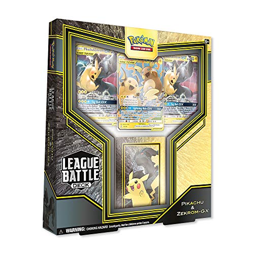 Pokémon TCG: League Battle Deck con Pikachu y Zekrom-GX