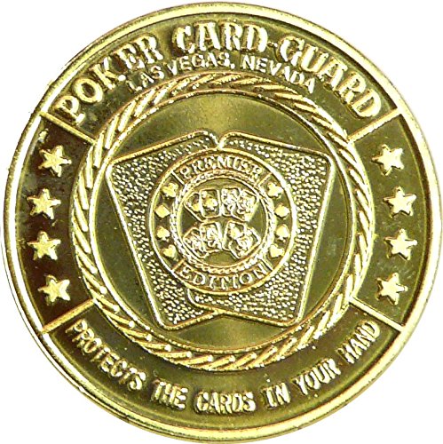 'Poker Card Guard "Dealer véritable plaqué or
