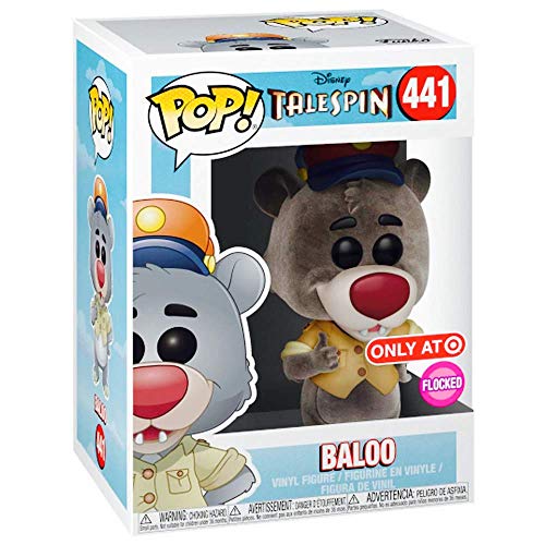 Pop Tale Spin: Flocked Baloo Collectible Figure, Multicolor