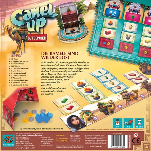 Pretzel Games Asmodee Camel Up - Juego básico de Juego Familiar, Juego de Estrategia, alemán (PRGD0002)
