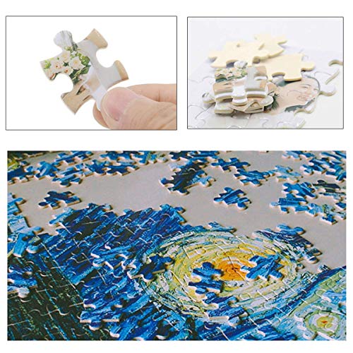 Puzzle 500 piezas Cuadro de pared de pintura al óleo animal de vaca de montaña Puzzle adulto de 500 piezas Rompecabezas de juguete de descompresión intelectual colorido jue（38x52cm）