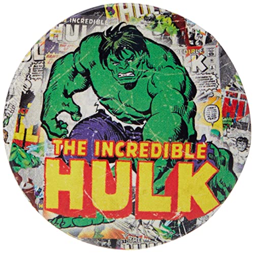 Pyramid International Marvel Retro-Badge Pack Hulk, Multicolor, 10 x 12.5 x 1.3 cm
