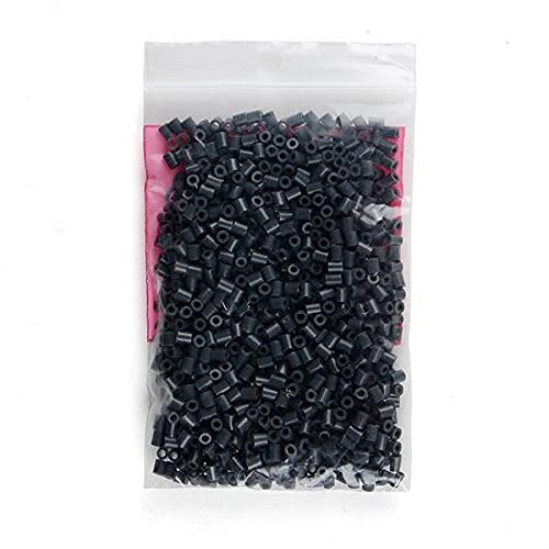QIEP 1000pcs 2.6mm Mini Hierro Suave Hama Beads Artkal Beads Hecho a mano DIY Juguete (negro)