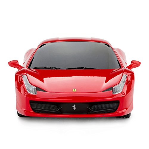 RASTAR Coche teledirigido Ferrari, 1:24 Ferrari 458 Italia teledirigido, juguete rojo Ferrari