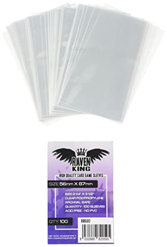 Raven – Bustine Protettive 56 x 87 mm (100 unidades)