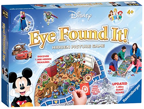 Ravensburger 21332 Disney Eye Found Kids Edad 4 años en adelante, búsqueda de la Imagen Oculta en Este Colorido Tablero de Juego de 6 pies