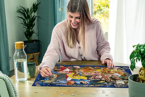 Ravensburger Puzzle 1000 Piezas, Blancanieves, Puzzle Disney, Rompecabezas Ravensburger de óptima calidad, Princesas Disney, Edad Recomendada 12+