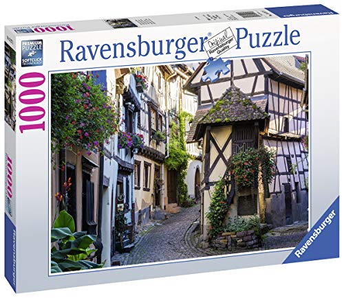 Ravensburger Puzzle 1000 piezas, Eguisheim in Alsace, Colección Fotos y Paisajes, para Adultos, Rompecabezas de calidad