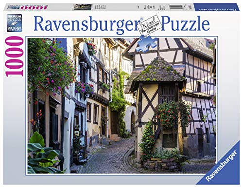 Ravensburger Puzzle 1000 piezas, Eguisheim in Alsace, Colección Fotos y Paisajes, para Adultos, Rompecabezas de calidad