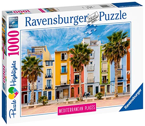Ravensburger Puzzle 1000 piezas, Mediterranean Spain, Colección Fotos y Paisajes, para Adultos, Rompecabezas de calidad
