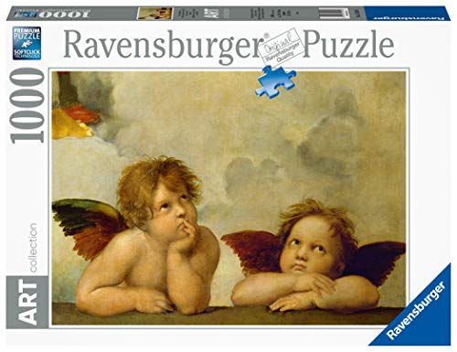 Ravensburger Puzzle 1000 Piezas, Raffaello Querubines, Artes, para Adultos, Rompecabezas de Calidad