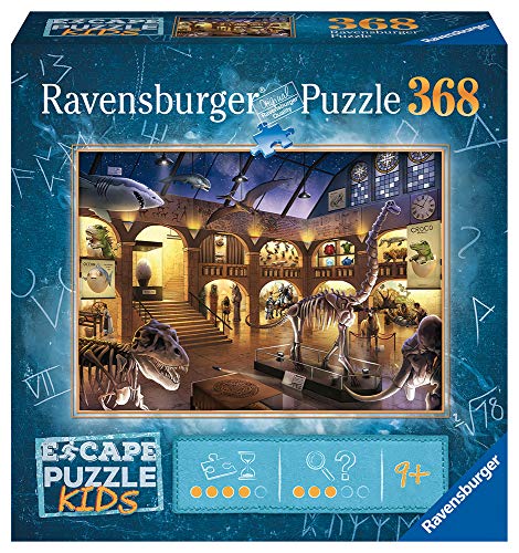 Ravensburger Puzzle, El museo de Historia Natural, Puzzle Escape Kids, Puzzle para Niños, Edad Recomendada 9+, Rompecabeza de Calidad