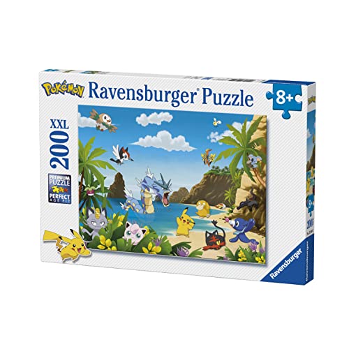 Ravensburger Puzzle, Pokemon, Puzzle 200 Piezas XXL, Puzzles para Niños, Edad Recomendada 8+, Rompecabeza de Calidad
