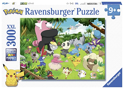 Ravensburger Puzzle, Pokemon, Puzzle 300 Piezas XXL, Puzzles para Niños, Edad Recomendada 9+, Rompecabeza de Calidad