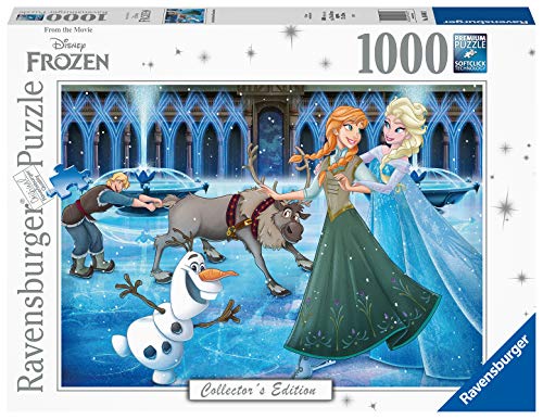 Ravensburger Puzzle, Puzzle 1000 Piezas, Frozen, Disney Collector's Edition, Puzzle Disney, Puzzle Adultos, Rompecabezas de Calidad