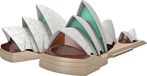 Ravensburger Puzzle, Puzzle 3D, Sydney Opera House, 216 Piezas, Edad Recomendada 10+, Rompecabezas de Calidad