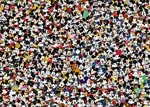 Ravensburger Puzzle, Puzzles 1000 Piezas, Challenge Mickey Mouse, Colección Challenge, Impossible Rompecabezas Ravensburger, Jigsaw Puzzle