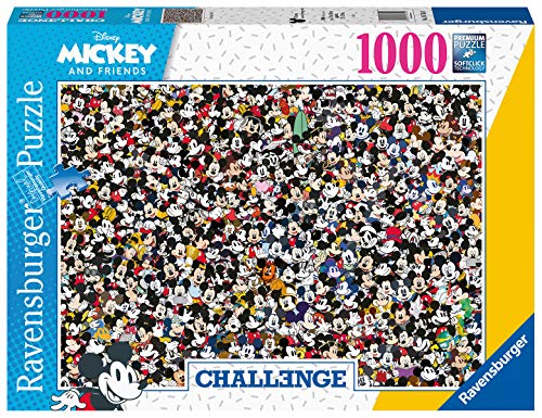 Ravensburger Puzzle, Puzzles 1000 Piezas, Challenge Mickey Mouse, Colección Challenge, Impossible Rompecabezas Ravensburger, Jigsaw Puzzle