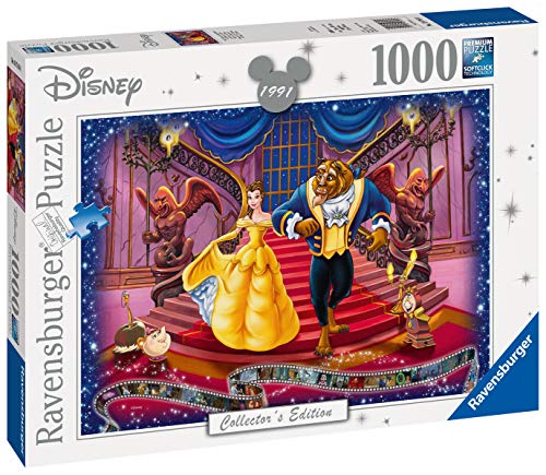 Ravensburger Puzzles 1000 piezas, La bella y la Bestia, Puzzle Disney, Rompecabezas Ravensburger de óptima calidad, Princesas Disney, Edad Recomendada 12+