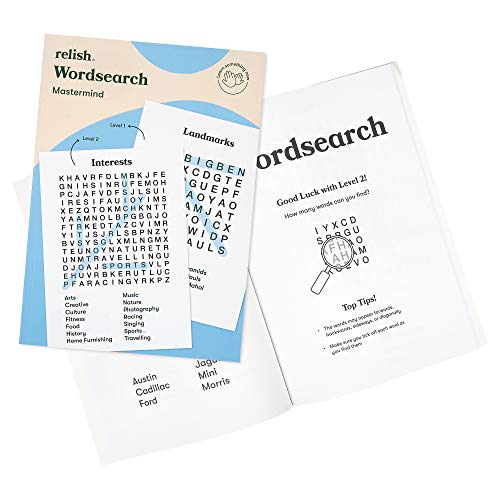 Relish Large Print Word Search – Productos de Alzheimer & Actividades de Demencia, Productos & Regalos para personas mayores