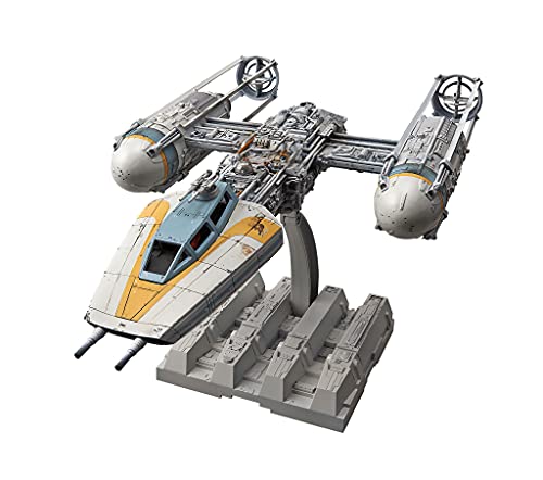 Revell 01209 Bandai Star Wars Y-Wing Starfighter 1:72 Kit de Modelo, Color Gris