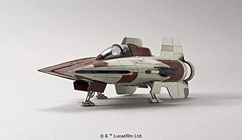 Revell 01210 Bandai Star Wars A-Wing Starfighter, Color sin barnizar