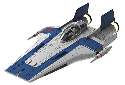Revell Build & Play 06773 Resistance A-wing Fighter, 1:44 Star Wars Modellbausatz für Einsteiger zum Stecken und Spielen, Mehrfarbig