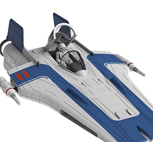 Revell Build & Play 06773 Resistance A-wing Fighter, 1:44 Star Wars Modellbausatz für Einsteiger zum Stecken und Spielen, Mehrfarbig