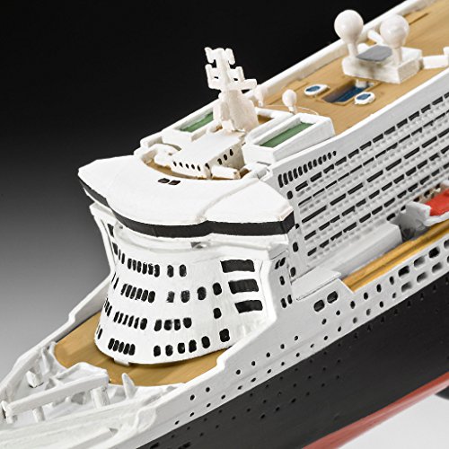 Revell Maqueta de Buque Crucero Ocean Liner Queen Mary 2, Kit de Modelo, Escala, (5808)(05808)