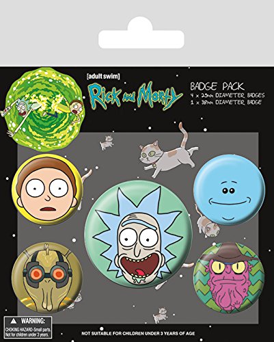 Rick & Morty - Badge Pack