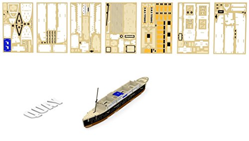 R.M.S. Titanic QUAY de artesanía en Madera Kit de construcción FSC