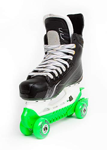 Rollergard Protector de Cuchillas con Ruedas para Patines de Hockey sobre Hielo, Talla única, Color Verde, (44374)