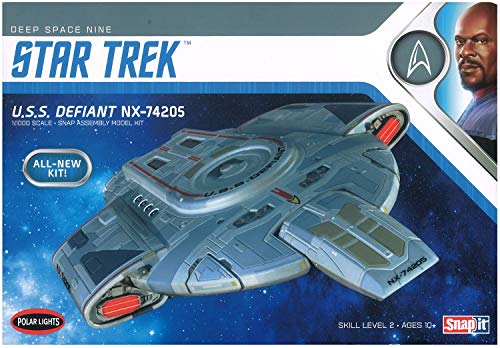Round2 Pol952/12 1/1000 Star Trek USS Defiant - Maqueta de plástico para maquetas