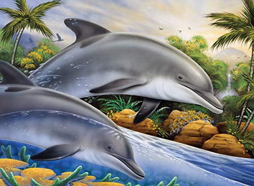 Royal & Langnickel Junior Pintura Grande De La Isla De Los Delfines Números