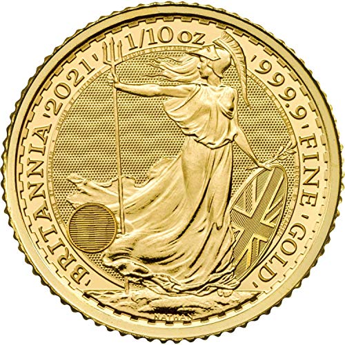 Royal Mint GBR010 Britannia 1/10 Oz Moneda de oro fina