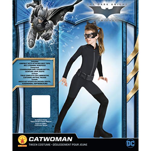 Rubie's 886362-S - Disfraz de Catwoman para niña, producto oficial de DC Comics, talla S