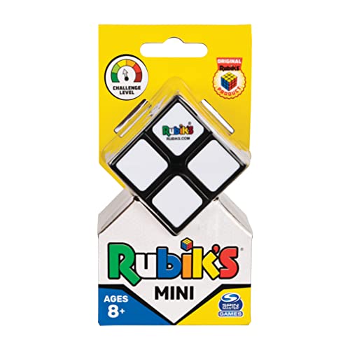 RUBIK'S - CUBO DE RUBIK 2X2 - Juego de Rompecabezas - Cubo Rubik Original de 2x2 - 1 Cubo Mágico de Bolsillo para Desafiar la Mente - 6063963 - Juegos Niños 8 años +