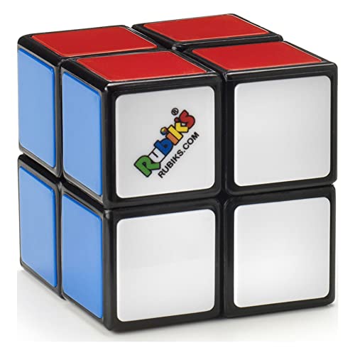 RUBIK'S - CUBO DE RUBIK 2X2 - Juego de Rompecabezas - Cubo Rubik Original de 2x2 - 1 Cubo Mágico de Bolsillo para Desafiar la Mente - 6063963 - Juegos Niños 8 años +
