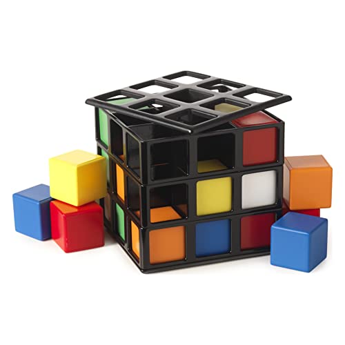 Rubik's- Cubo Rubik El Original, El Juego The Cage, Rompecabezas de Sequencias estratégicas de Ritmo Cerrado, 8+ 6062612 (Clementoni