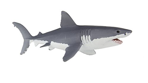 Safari S200729 Sea Life - Minatura de plástico en Miniatura de tiburón Blanco