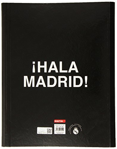 Safta SF-511557-069 - Clasificador carton folio 12 departamentos, diseño Real Madrid