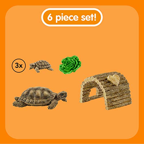 Schleich 42506 Wild Life play set - hogar para las tortugas, juguetes a partir de 3 años