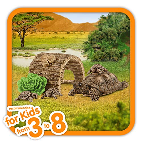 Schleich 42506 Wild Life play set - hogar para las tortugas, juguetes a partir de 3 años