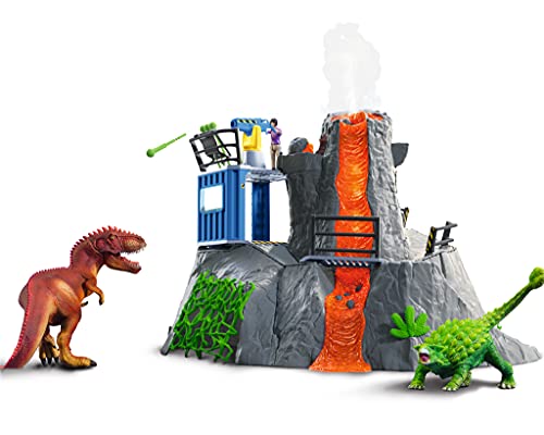 Schleich 42564 Playset - Gran expedición al volcán (Dinosaurs)