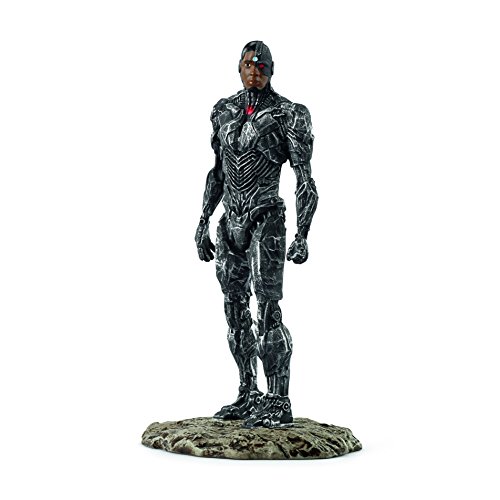 Schleich DC Comics - Figura Superhéroe Cyborg, 18,5 cm