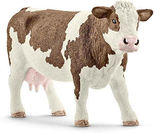 Schleich - Figura vaca de raza Fleckvieh (13801)