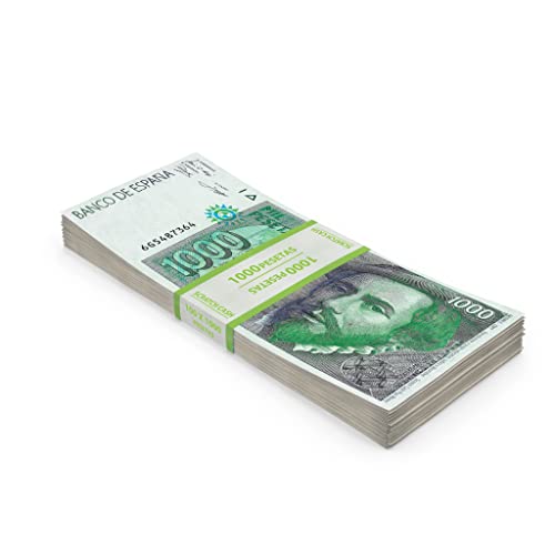 Scratch Cash 100 x ₧ 1.000 Pesetas Dinero para jugar (Tamaño real)